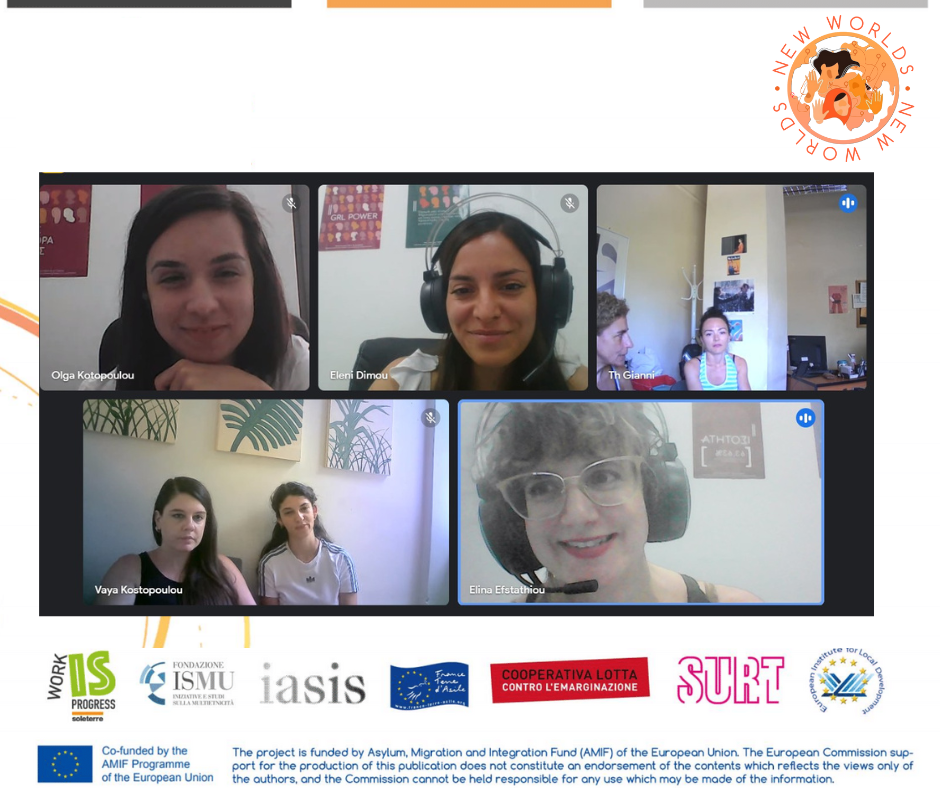 A group of women in a video conference Description automatically generated